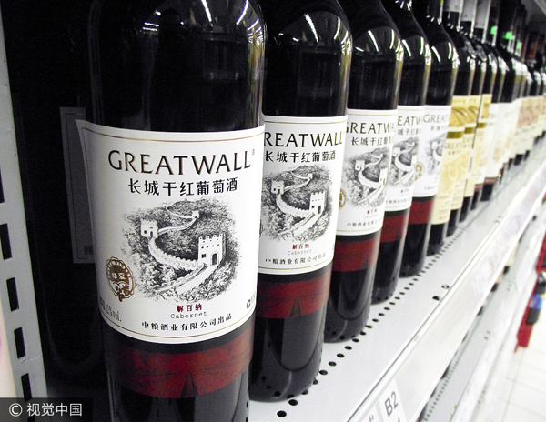 Country's wine joins best-sellers