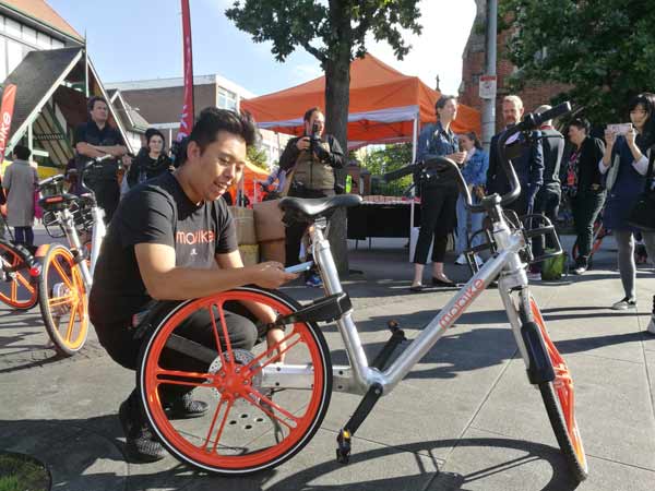 China's Mobike jostles for place on London's streets
