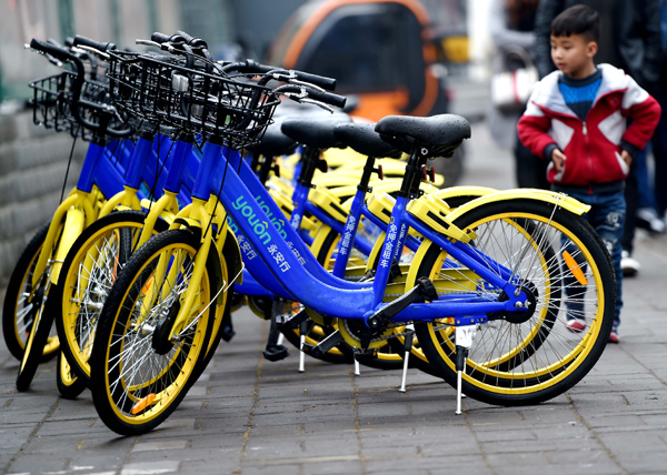 China's bike-hire industry creates 70,000 new jobs