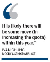 Foreign capital quotas set to rise