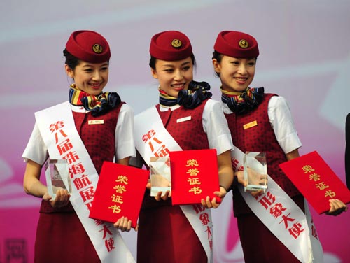 Smiling faces at Airshow China 2010