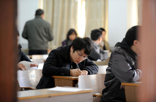 1.4m sit China's civil service exam