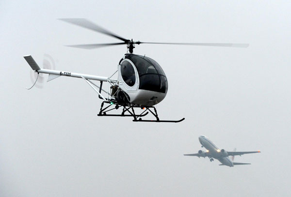 Chinese women chopper pilots fly high