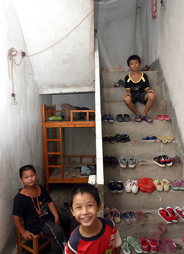 Home for 859 left-behind children