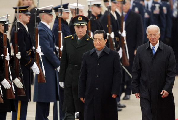 President Hu kicks off landmark US visit