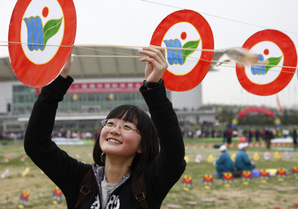 The kite runners in E China