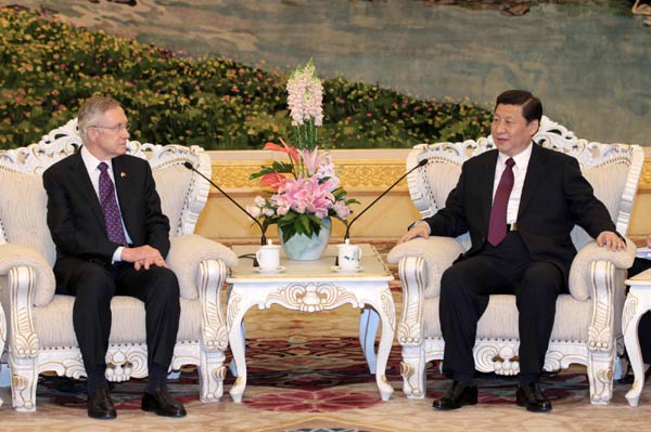 Chinese leaders meet US Senate delegation