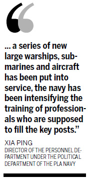 Navy puts training initiatives afloat