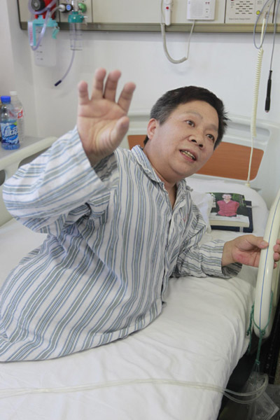 Legless man says goodbye to pain