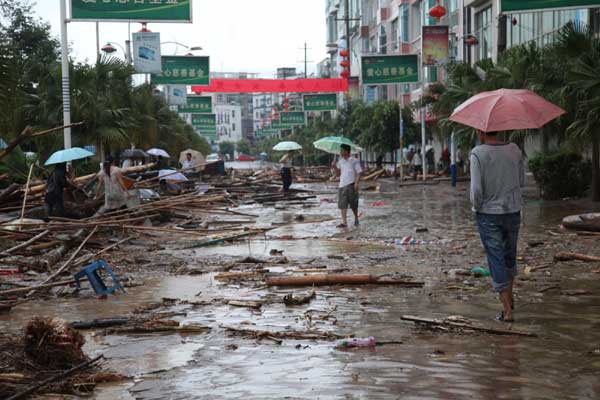 13 missing after flooding in SW China