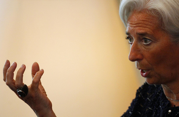 Lagarde backs more say for China at IMF