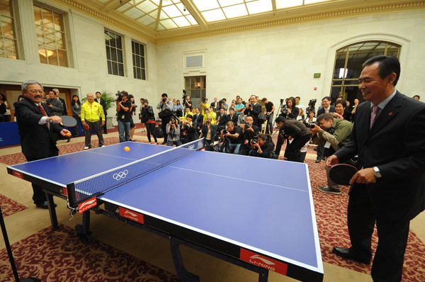China-US Ping Pong Diplomacy celebrated in US