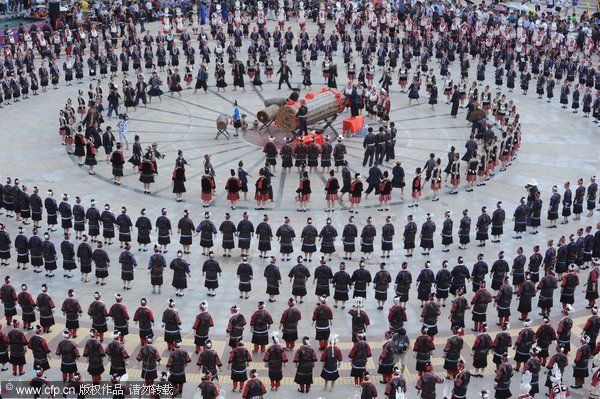 Dancing to tune of the ancient Miao ethnic group