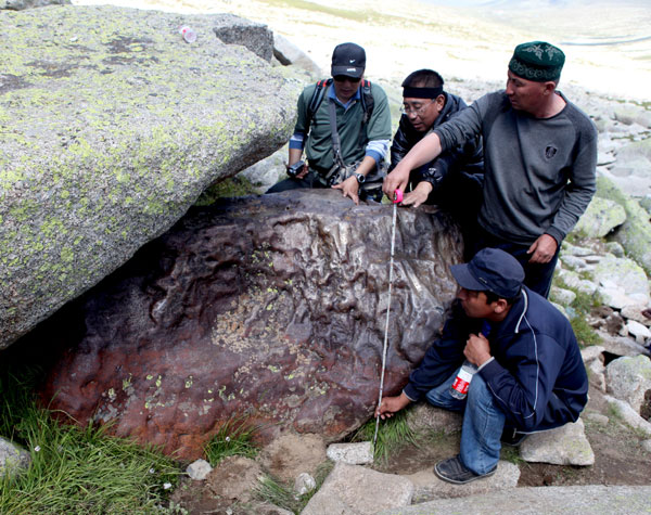 Meteorite found in Xinjiang