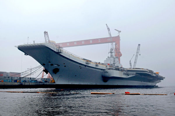 Aircraft carrier body refitted for research, training