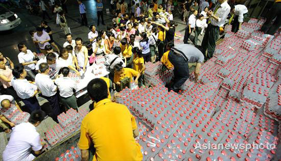 Panic buying of bottled water