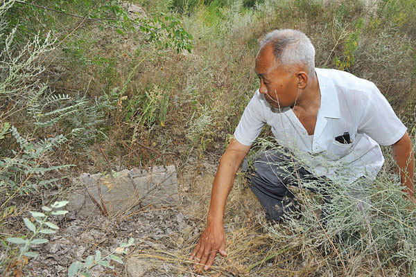 A lost soldiers' cemetery in NW China