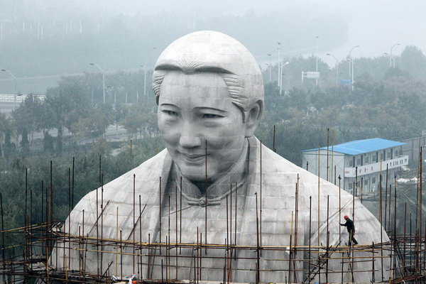 Statue of Soong Ching Ling towers in controversy