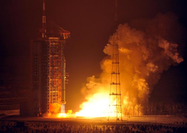 China blasts off another satellite
