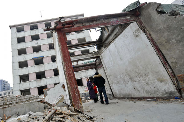 Famous traditional courtyard home bulldozed in Beijing