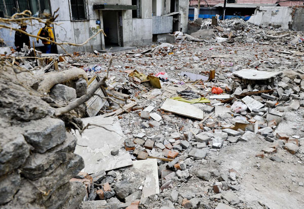 Famous traditional courtyard home bulldozed in Beijing