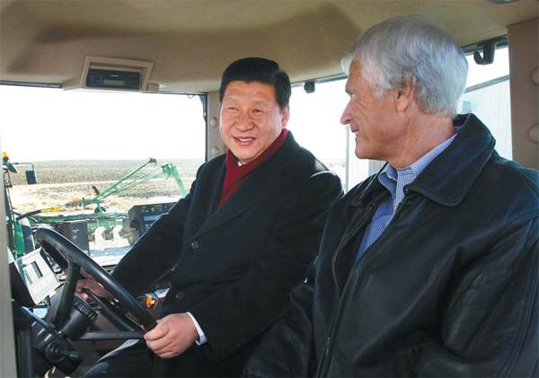 Xi climbs behind the wheel in Midwest