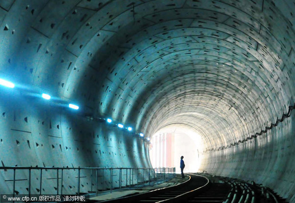 New subway tunnel in Beijing can fit 2 trains