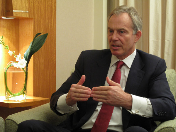 China's support vital to Europe: Blair