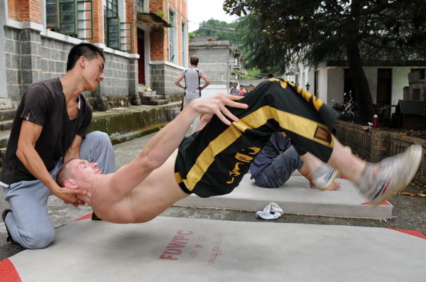Briton's martial art dream comes true in China