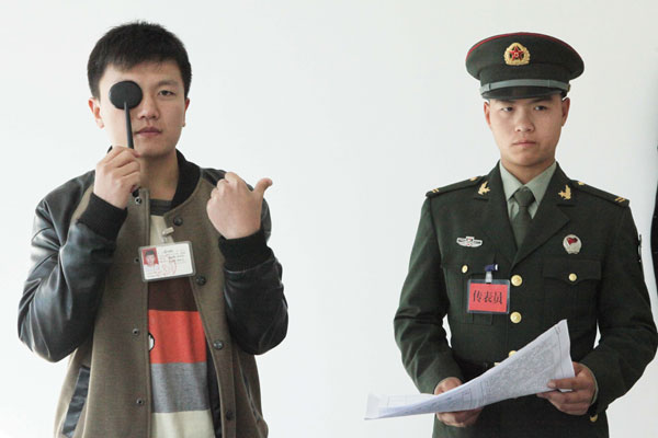 China kicks off winter conscription