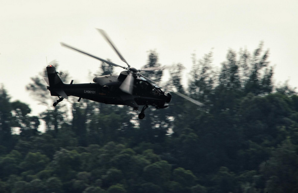 China unveiled its first domestically designed and produced WZ-10 attack helicopter at Airshow China 2012 in Zhuhai, Guangdong province, on Nov 11, 2012. China unveils WZ-10 attack helicopter