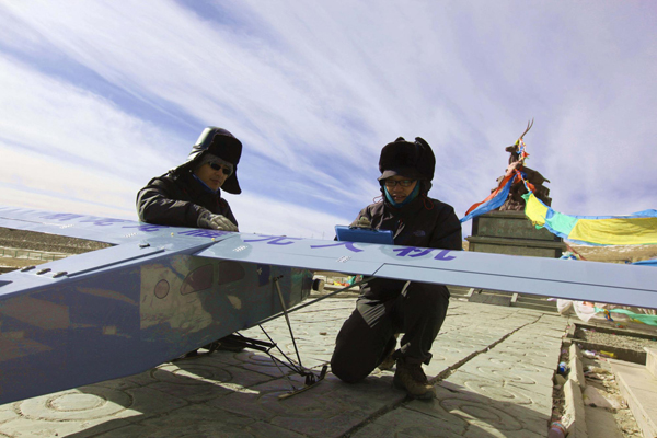 Power line inspectors complete test flight