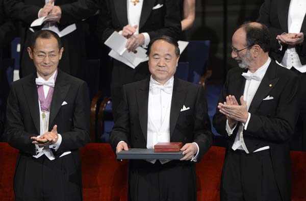 Mo Yan receives Nobel Prize