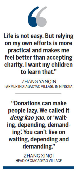 Ningxia residents begin the long climb out of poverty