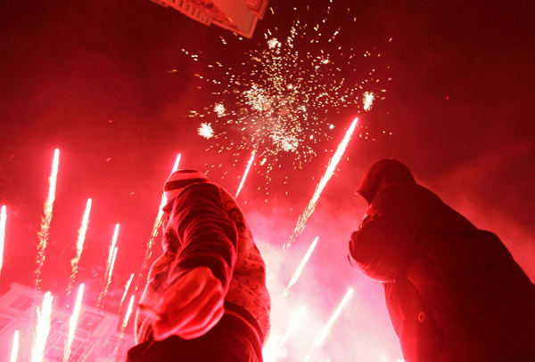 Sales of fireworks drop in Beijing
