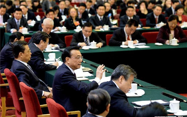Chinese leaders join discussions with NPC deputies Chinese leaders join discussions with NPC deputies