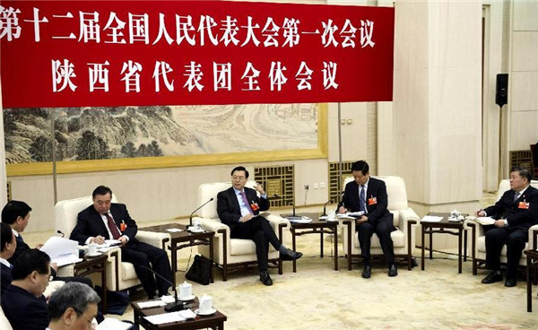 Chinese leaders join discussions with NPC deputies Chinese leaders join discussions with NPC deputies