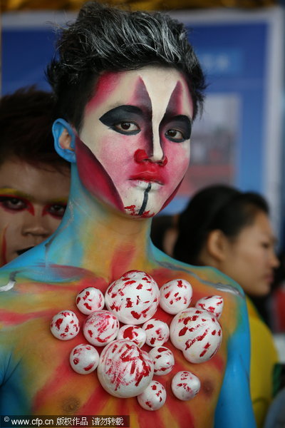 Art and design talent show in SW China
