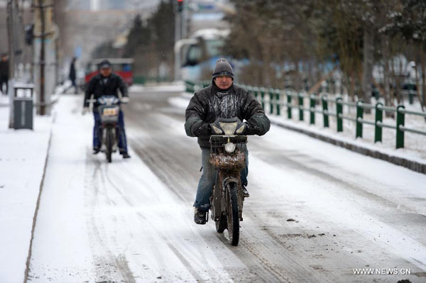 More areas see temperature drops in China