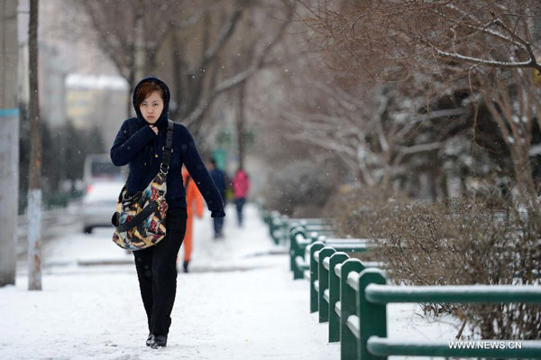 More areas see temperature drops in China