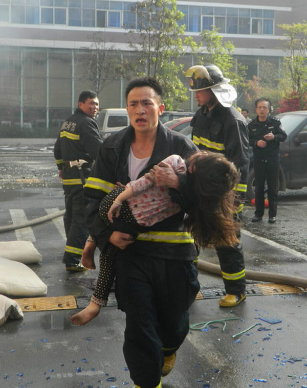 Central China hotel fire kills 11