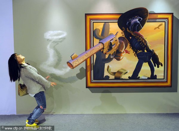 3D art captures imagination in SW China 3D art captures the imagination in SW China