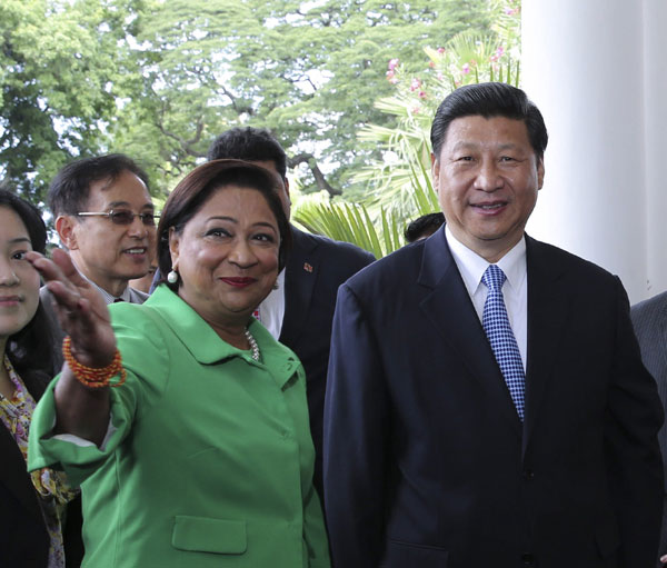 Trinidad and Tobago PM hails Chinese dream
