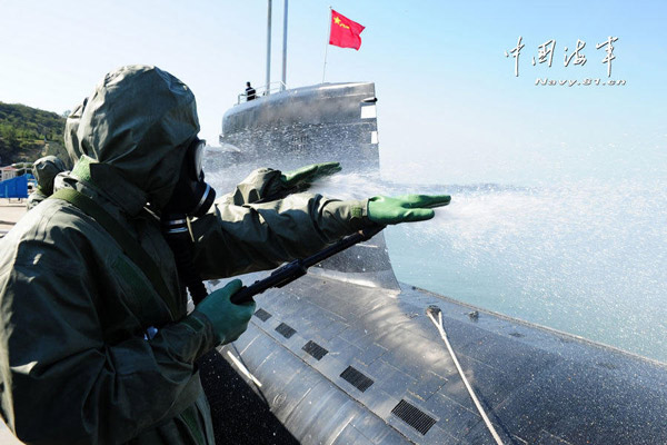 China's 1st NBC maritime rescue team grabs light