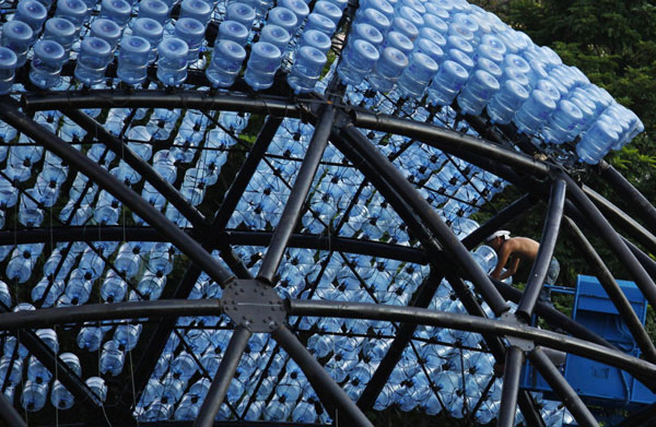 Giant lantern for Mid-Autumn Festival