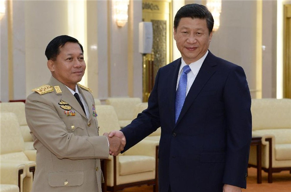 Chinese president meets Myanmar defense chief