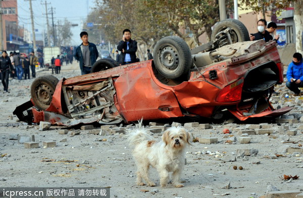 Oil pipeline blast leaves 22 dead in E China