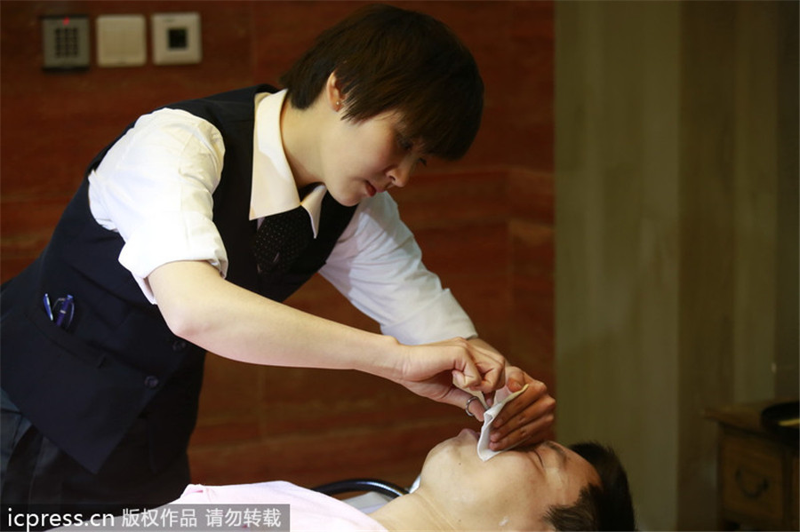 Shanghi provides body cleansing service for deceased