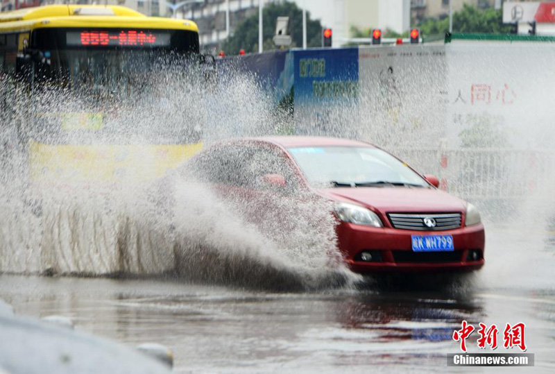 Severe rainstorms swamp China