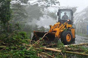 Typhoon Rammasun lands in Hainan province